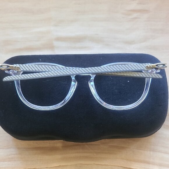 NEW & AUTHENTIC EYEGLASSES OAKLEY OX8149 PITCHMAN, COLOR CRYSAL, SIZE 50-19-138 - Picture 3 of 3